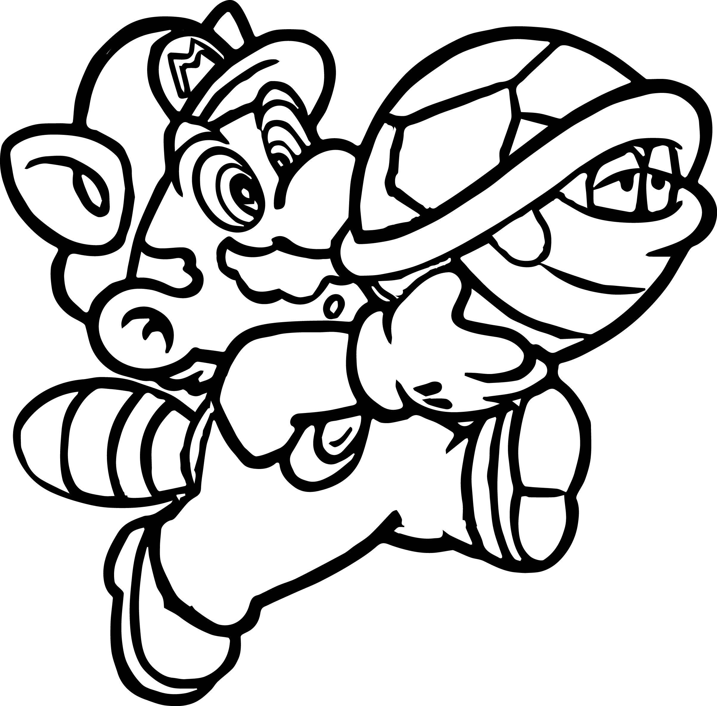 Super Mario Coloring Pages