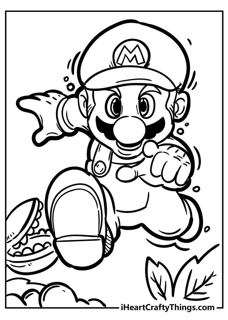 Super Mario Coloring Pictures