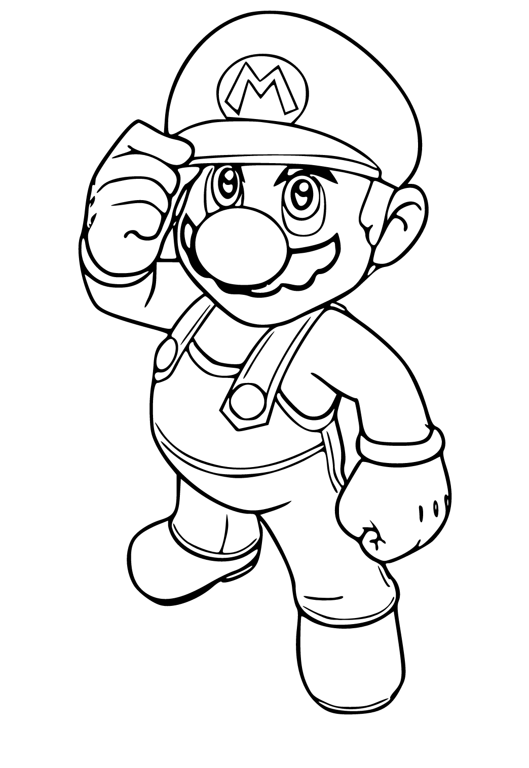 Super Mario Coloring Sheets