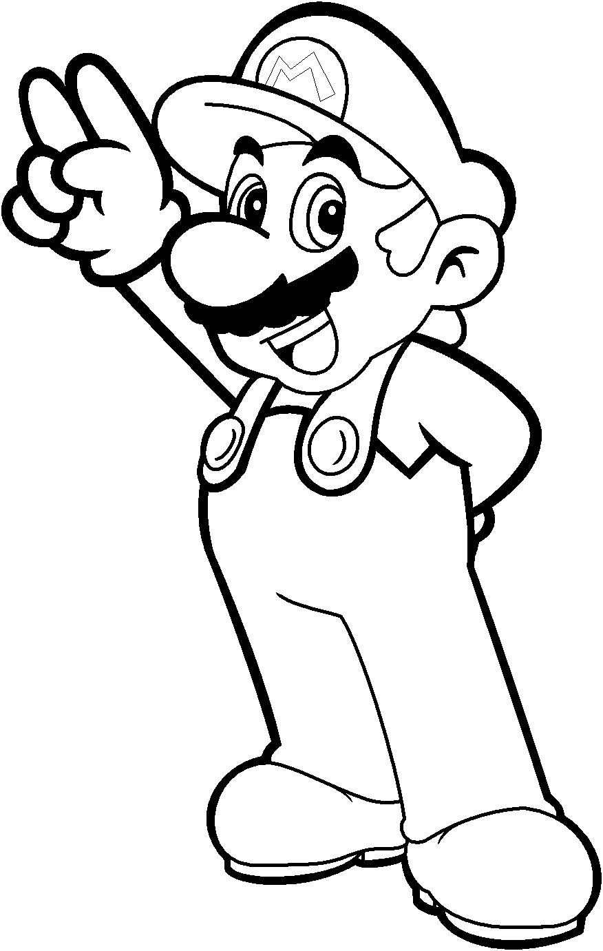 Super Mario Fun Coloring Pages