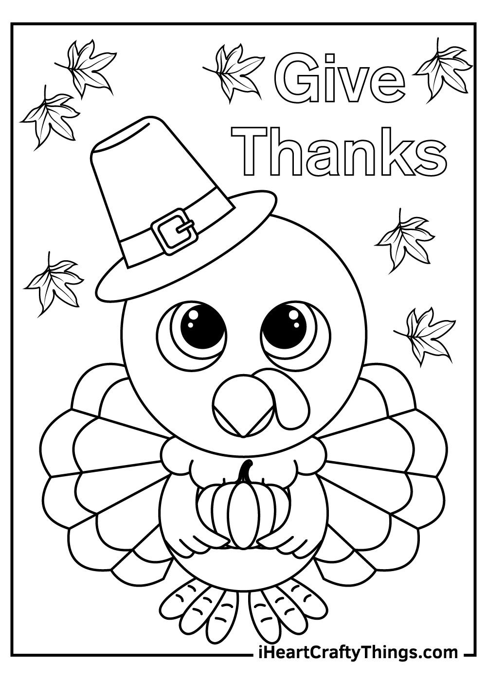 Thanksgiving Coloring Pages Cornucopia