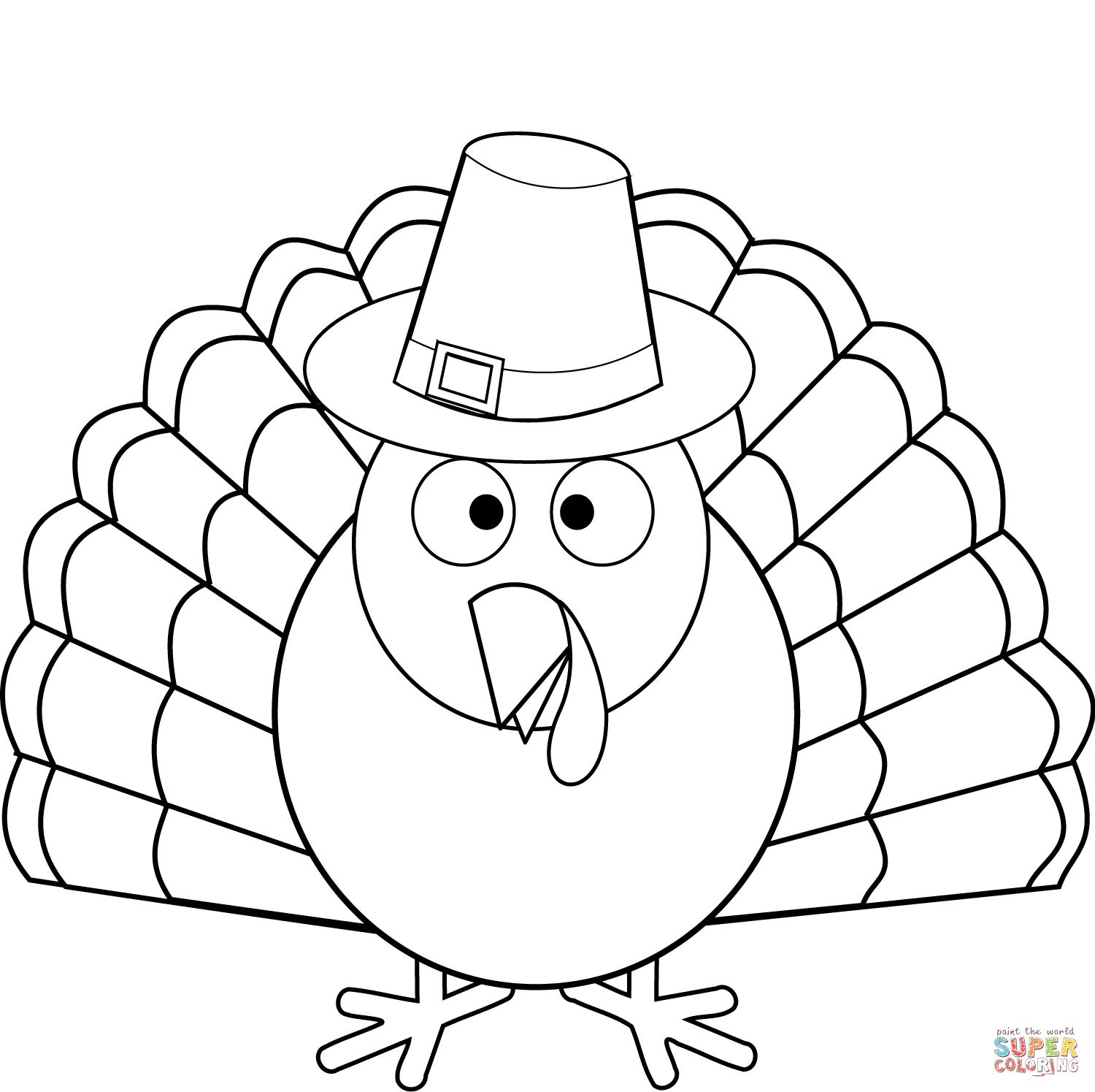 Thanksgiving Coloring Pages Cute