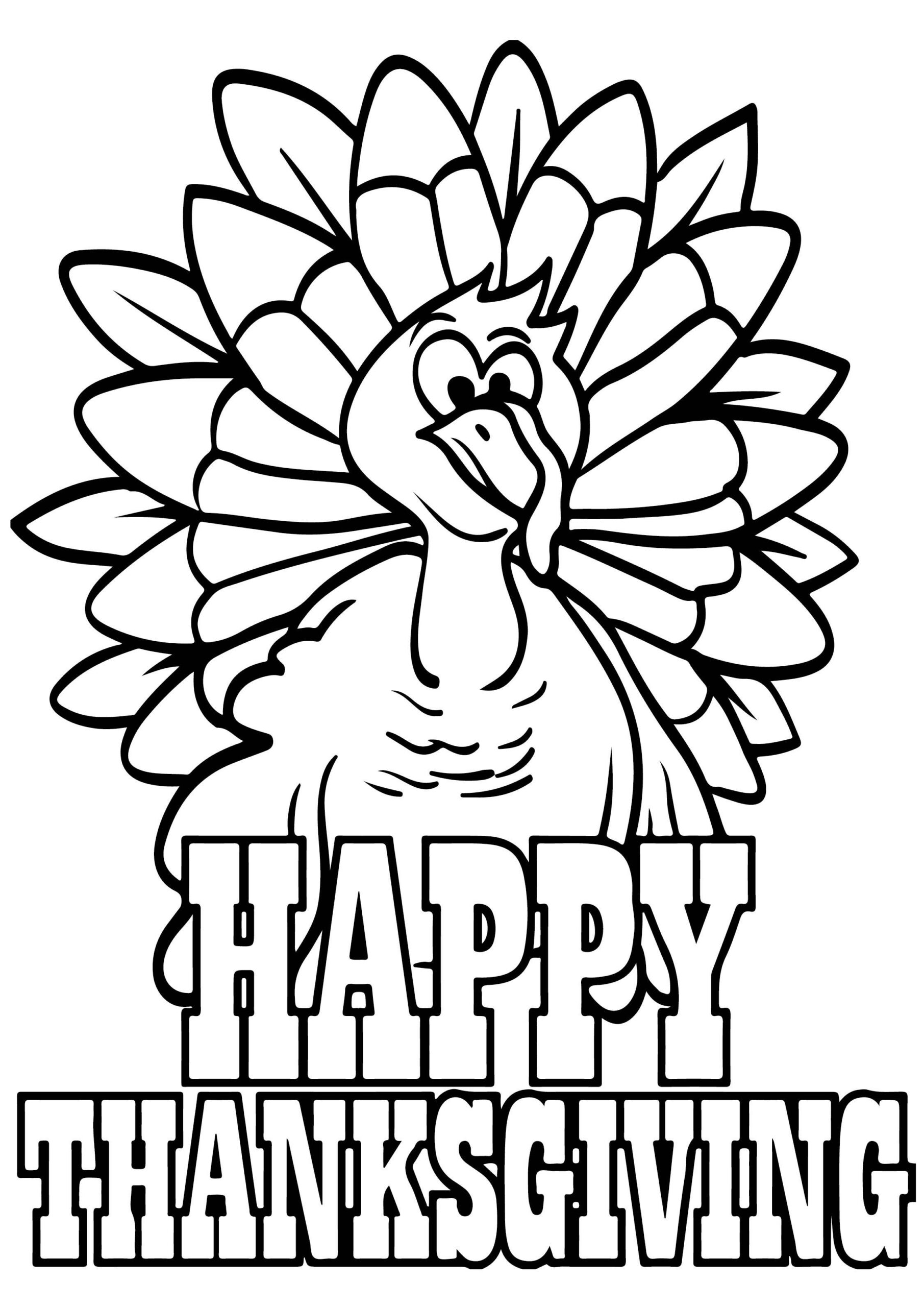 Thanksgiving Coloring Pages Free Download