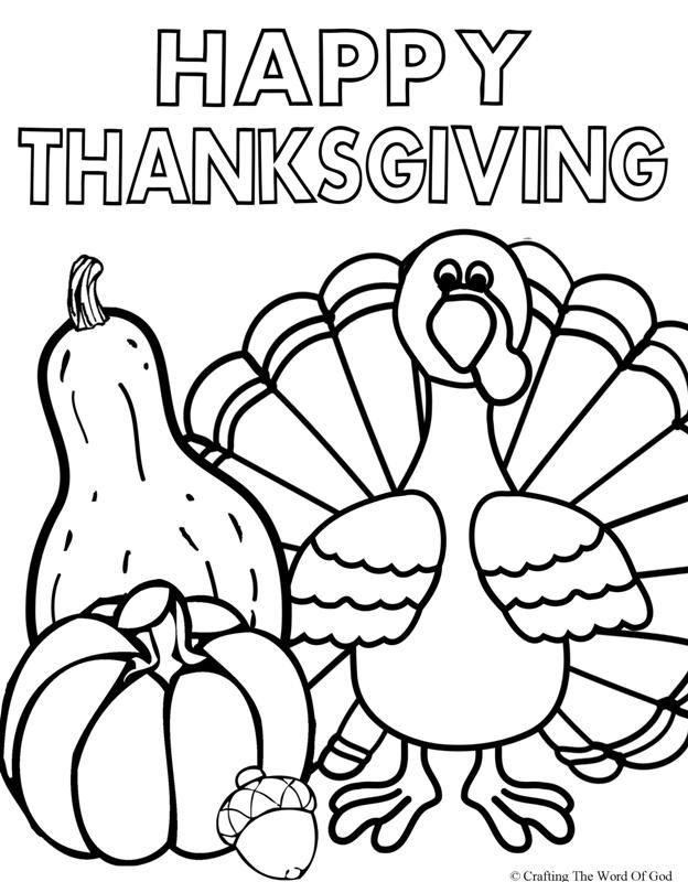 Thanksgiving Coloring Pages