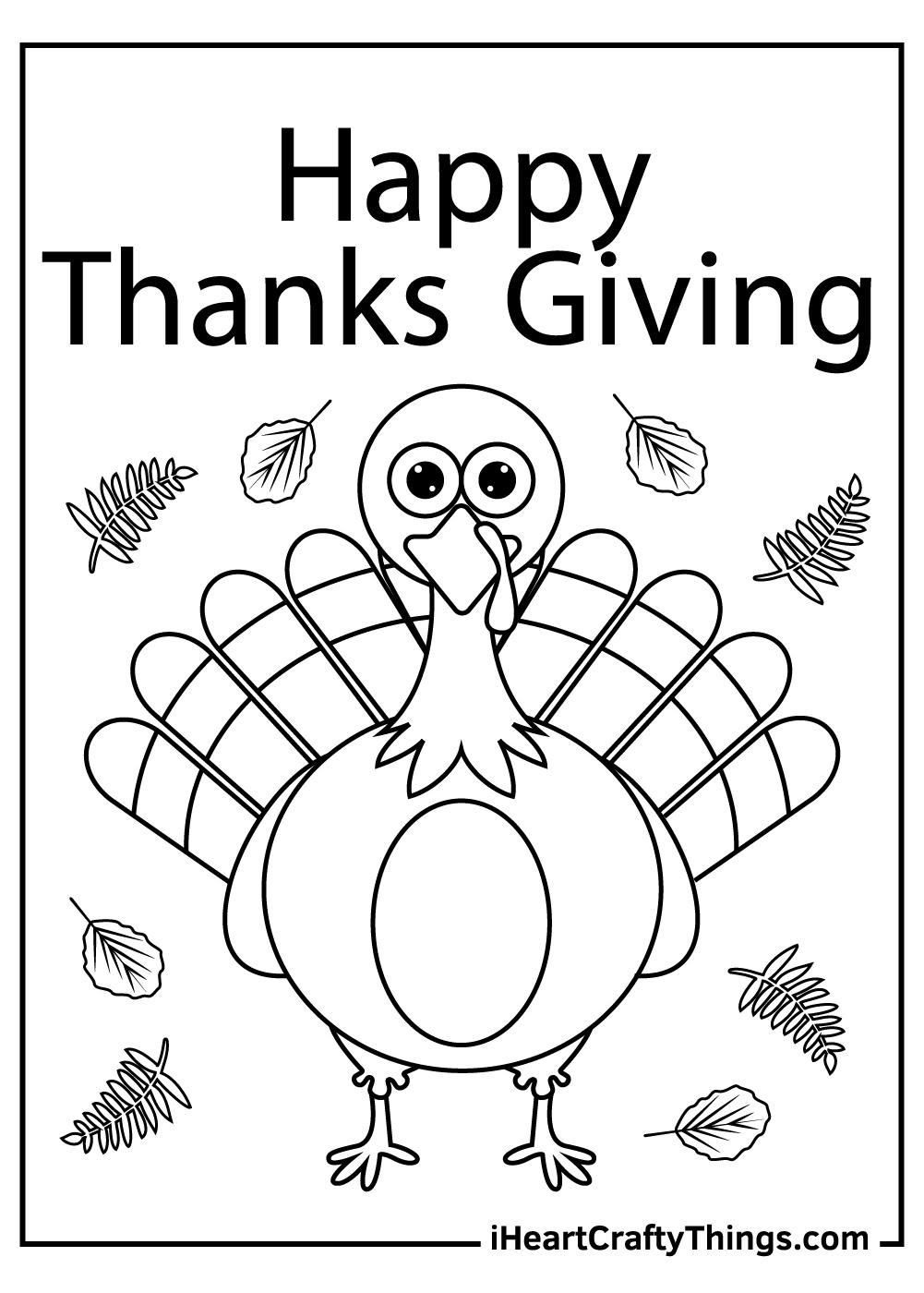 Thanksgiving Coloring Sheets By Number