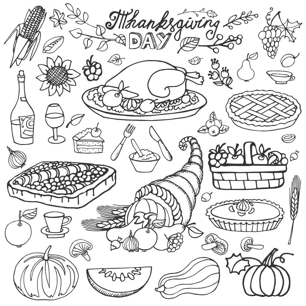 Thanksgiving Cranberry Sauce Coloring Pages