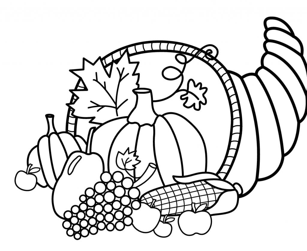 Thanksgiving Food Coloring Sheets