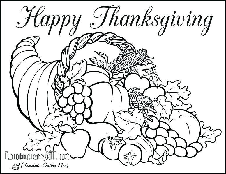 Thanksgiving Gravy Coloring Pages