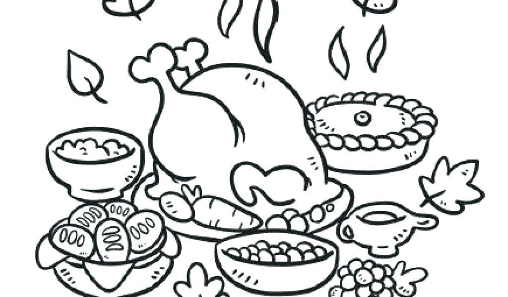 Thanksgiving Mashed Potatoes Coloring Pages