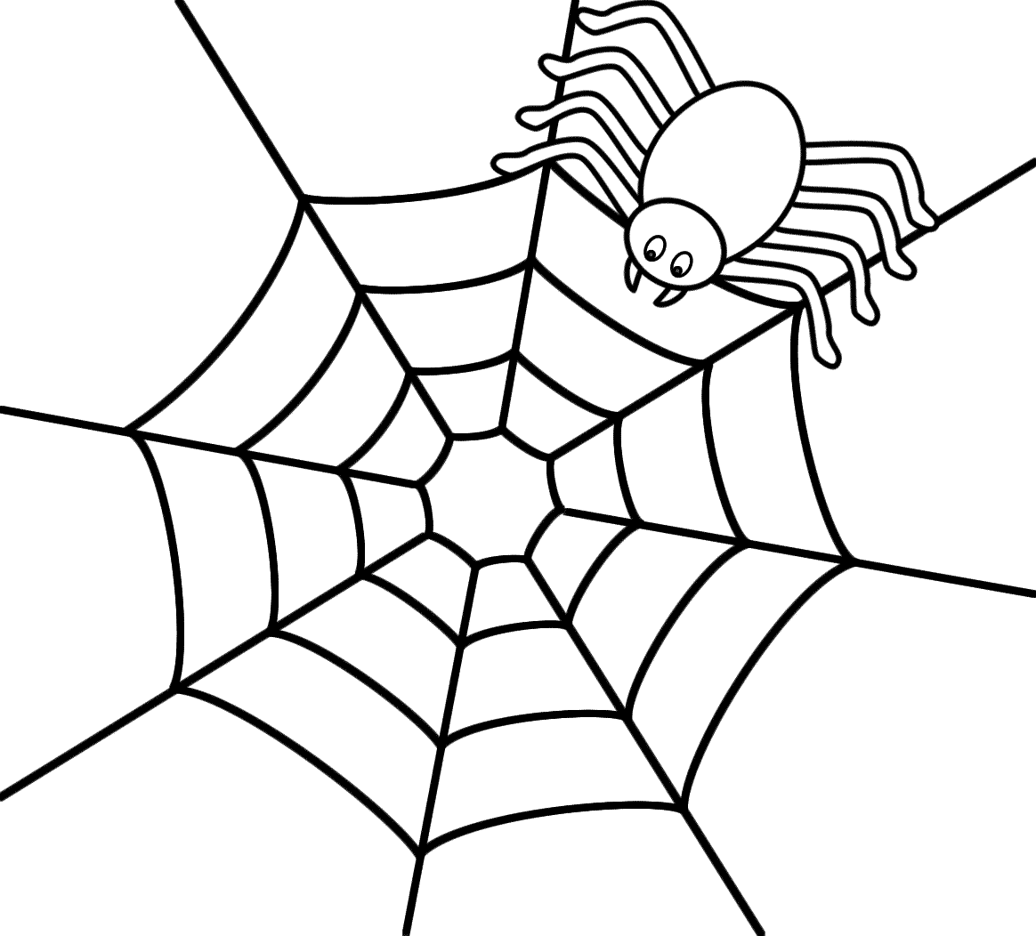 20 Spider And Web Coloring Pages Download