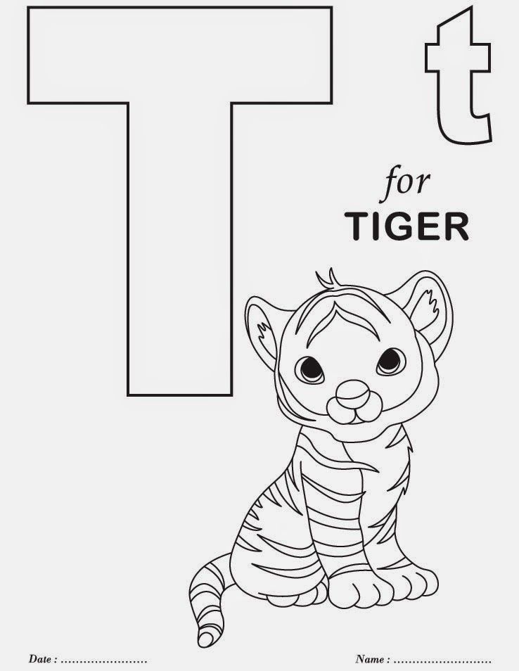 30 Alphabet Coloring Pages For Kids