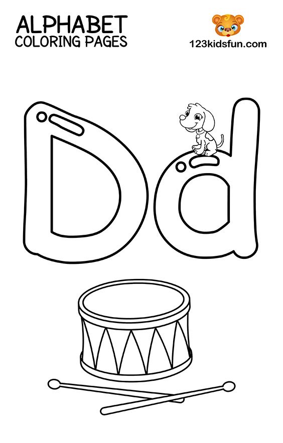 30 Alphabet Coloring Pages For Kids