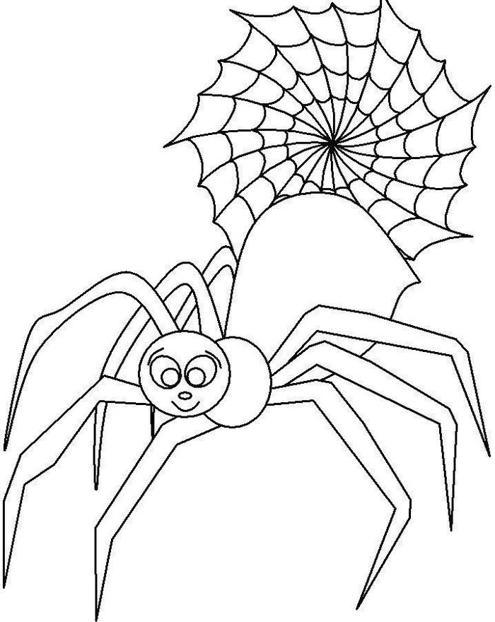 30 Easy Spider Coloring Pages Pdf