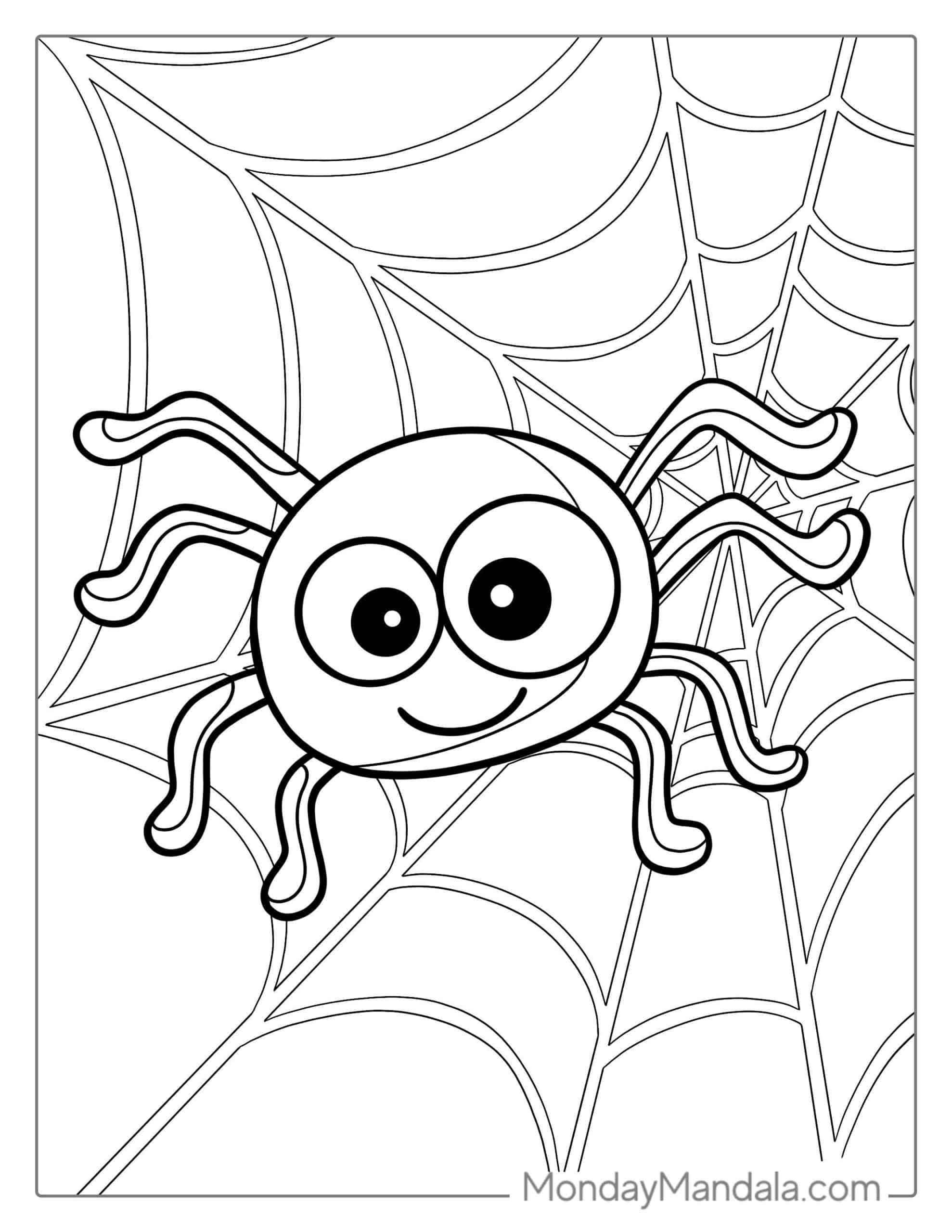 30 Spider Coloring Pages Adult Download