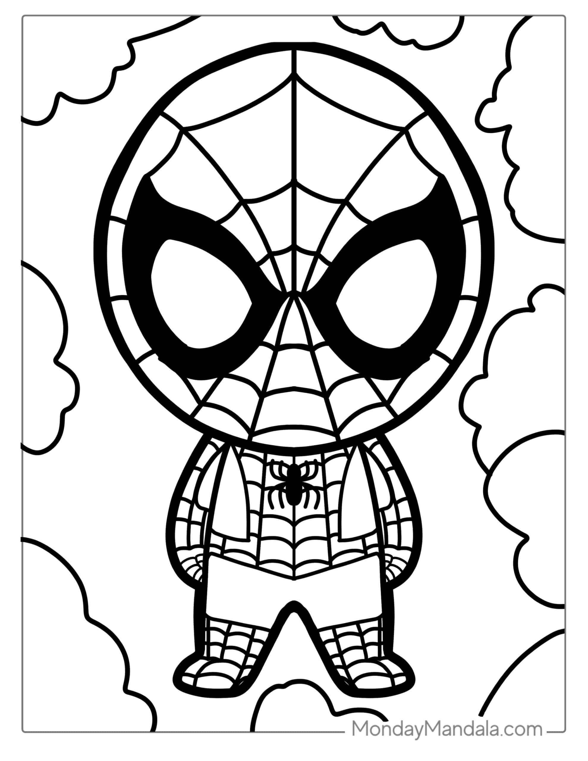 35 Spider Man Coloring Book Pages Pdf