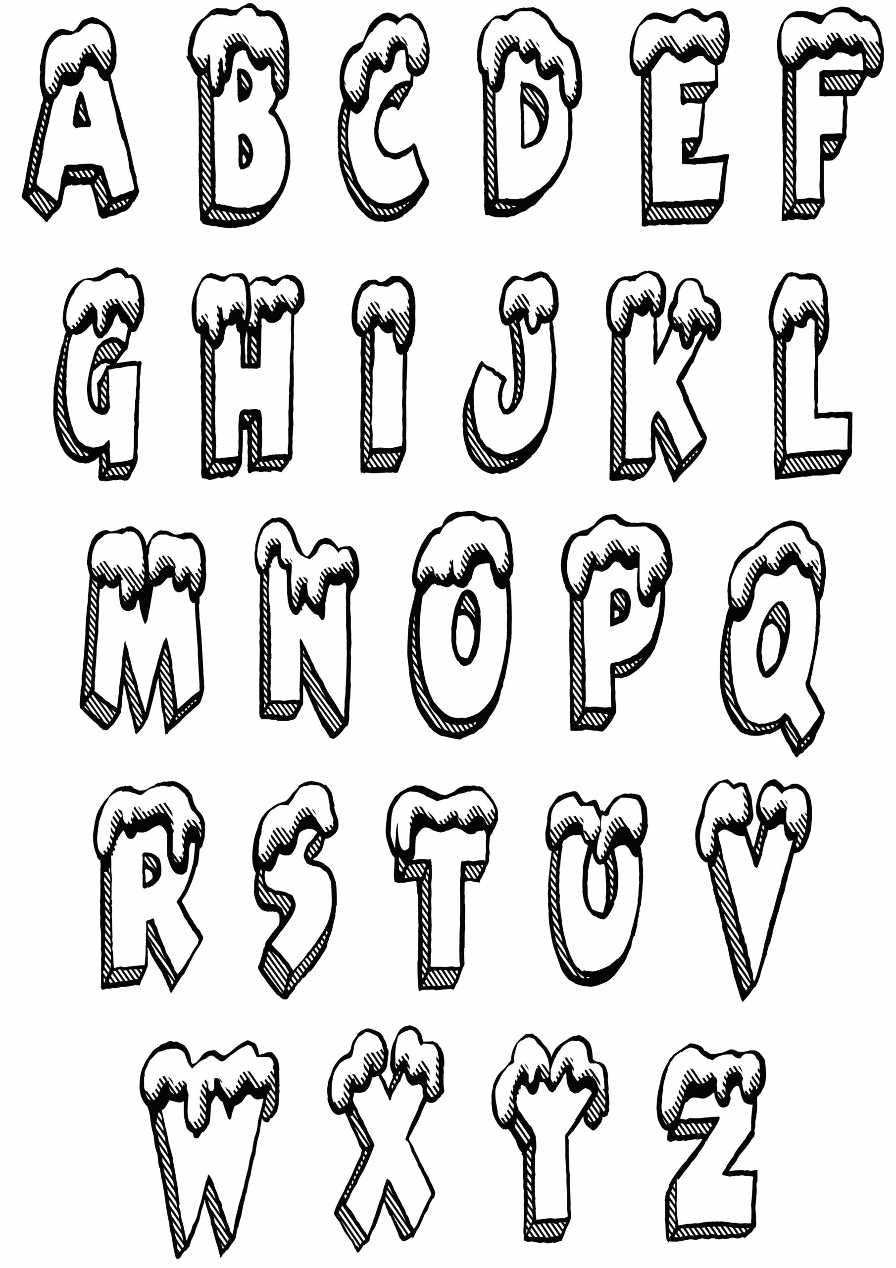 45 Alphabet Coloring Pages For Kids