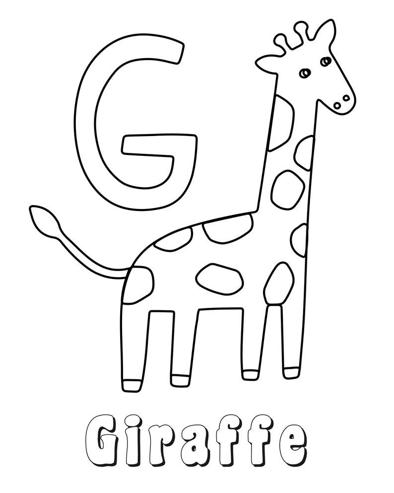 45 Alphabet Coloring Pages For Kids