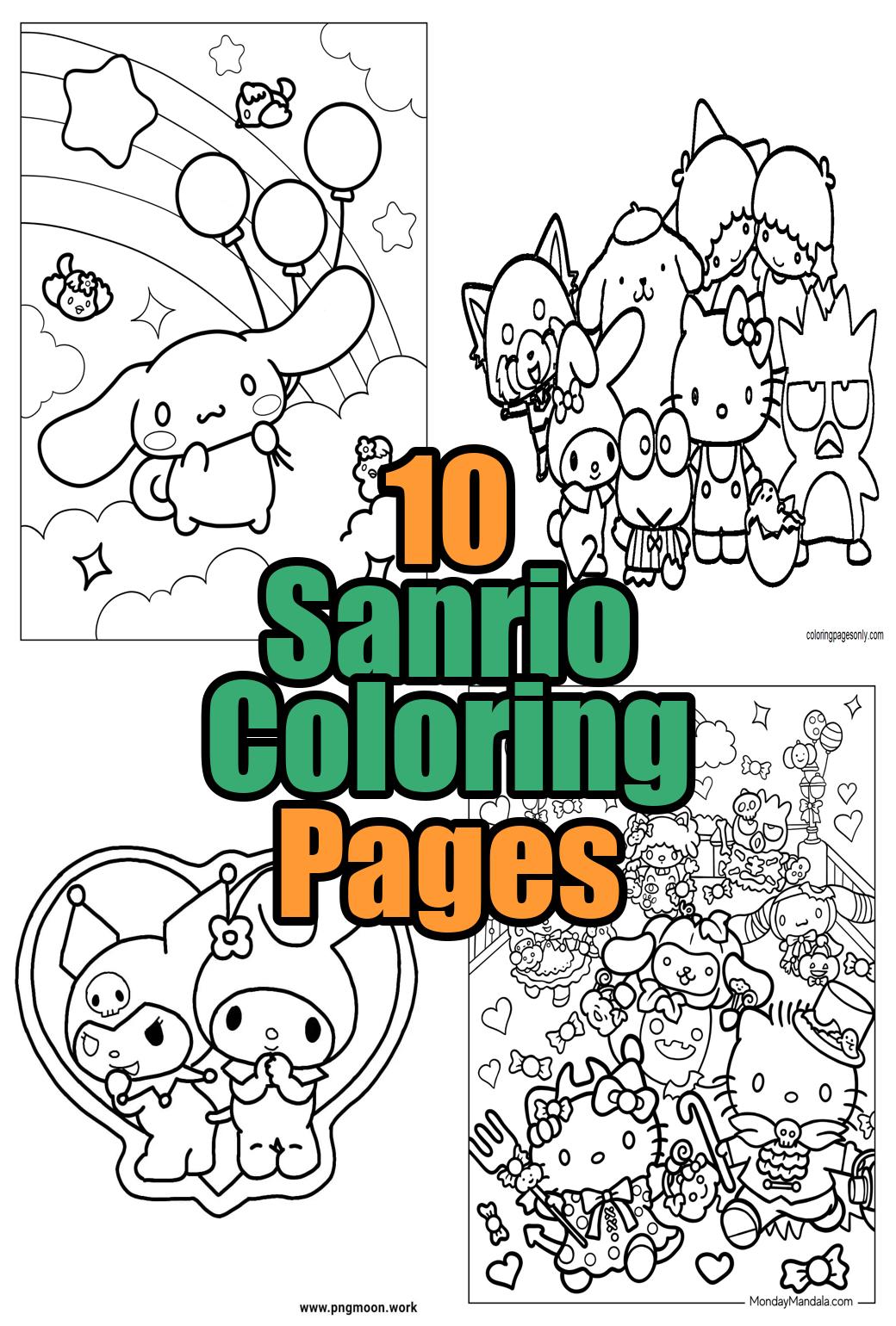 Sanrio Coloring Pages All Characters Pdf Free Download-f54bbaa8dcda74ccf90e34a03cf7afcc