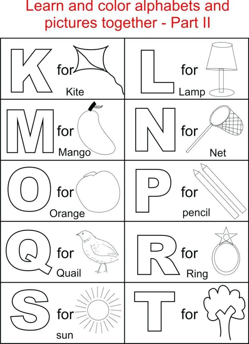 Alphabet Coloring Pages Az Pdf