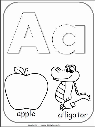 Alphabet Coloring Pages Az Pdf Free Download