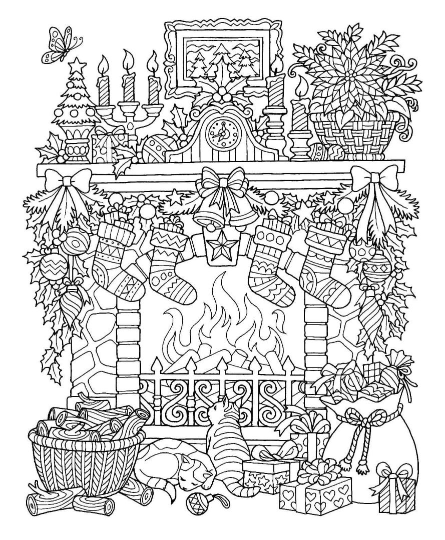 Christmas Coloring Books For Adults