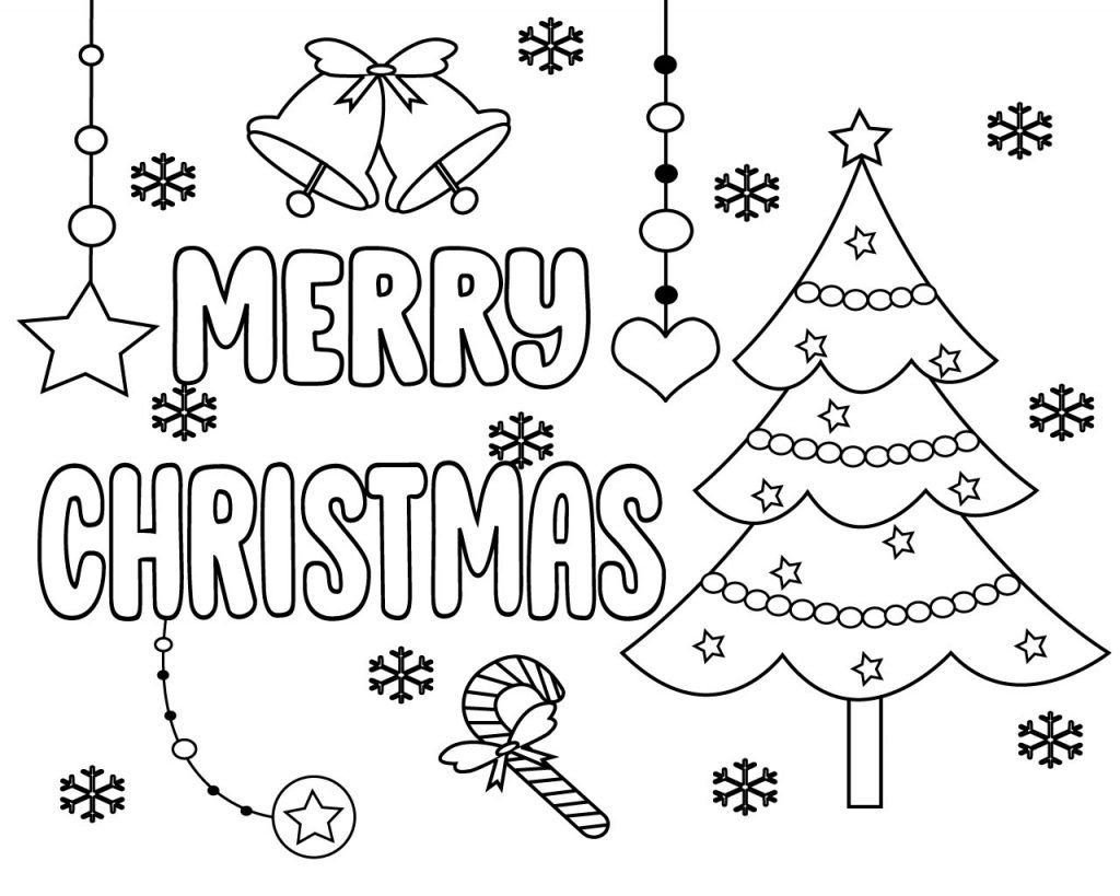 Christmas Coloring Cards Free Printables