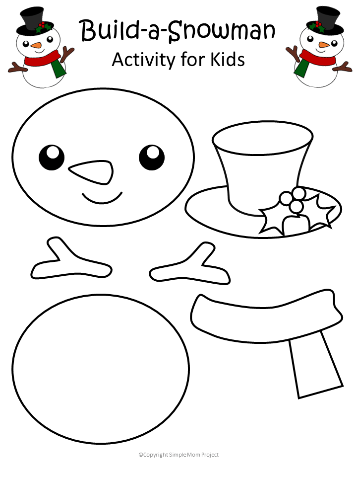 Christmas Coloring Crafts For Kids