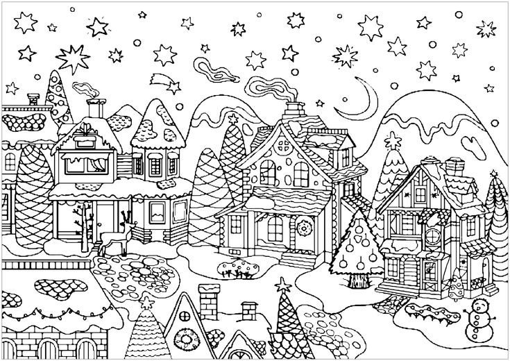 Christmas Coloring Cute