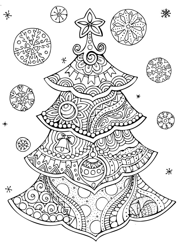 Christmas Coloring Difficult