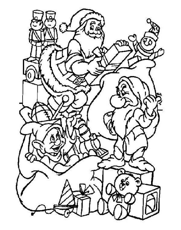 Christmas Coloring Disney