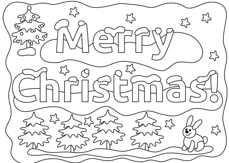 Christmas Coloring English