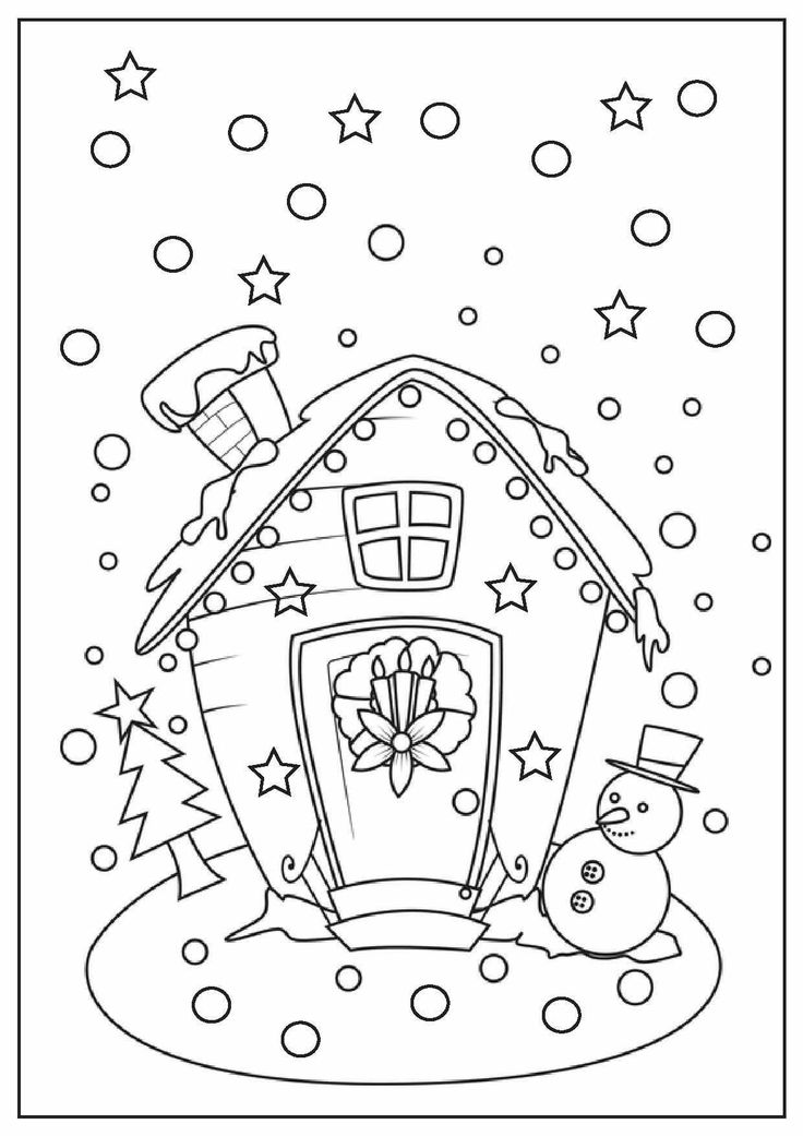 Christmas Coloring Grid