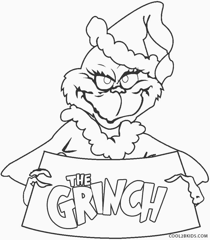 Christmas Coloring Grinch