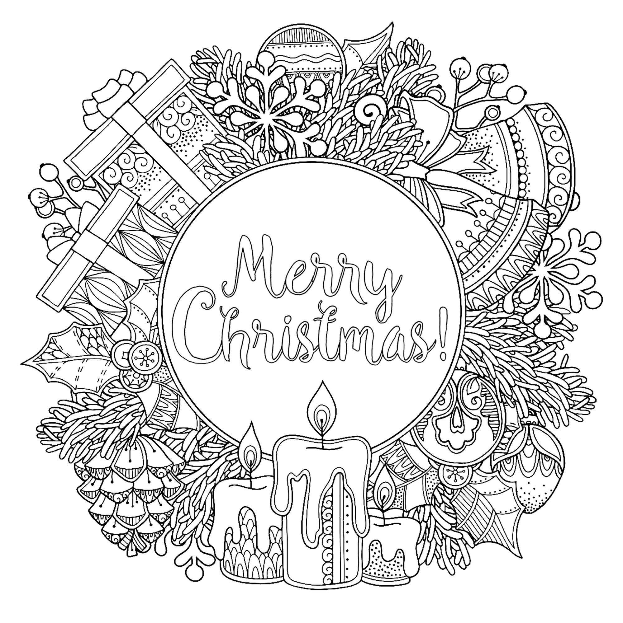 Christmas Coloring Images