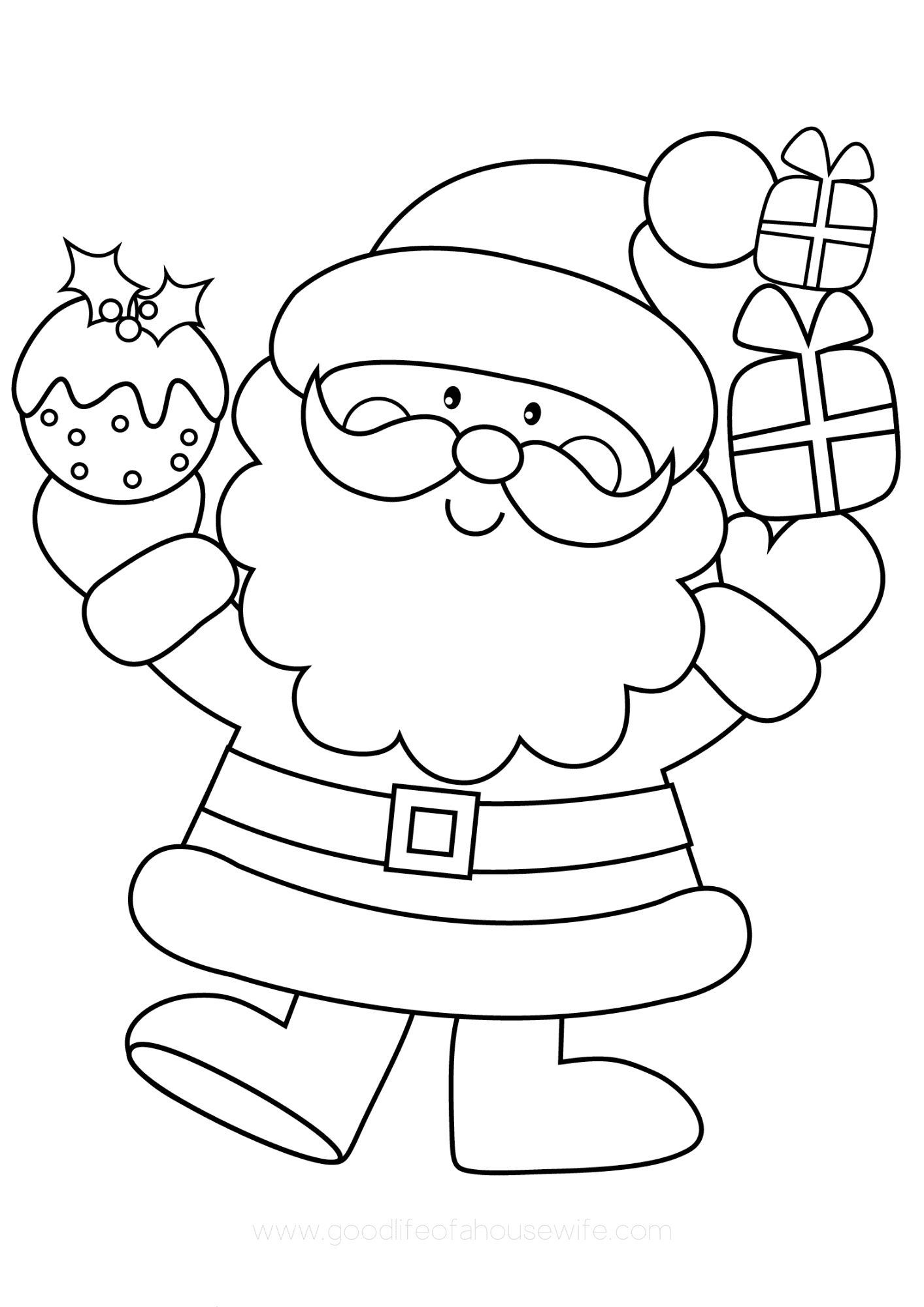 Christmas Coloring In Pages