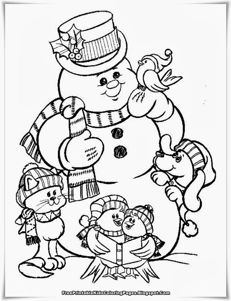 Christmas Coloring Pages Free Printable