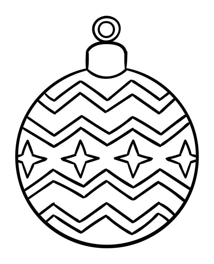 Christmas Coloring Pages Simple