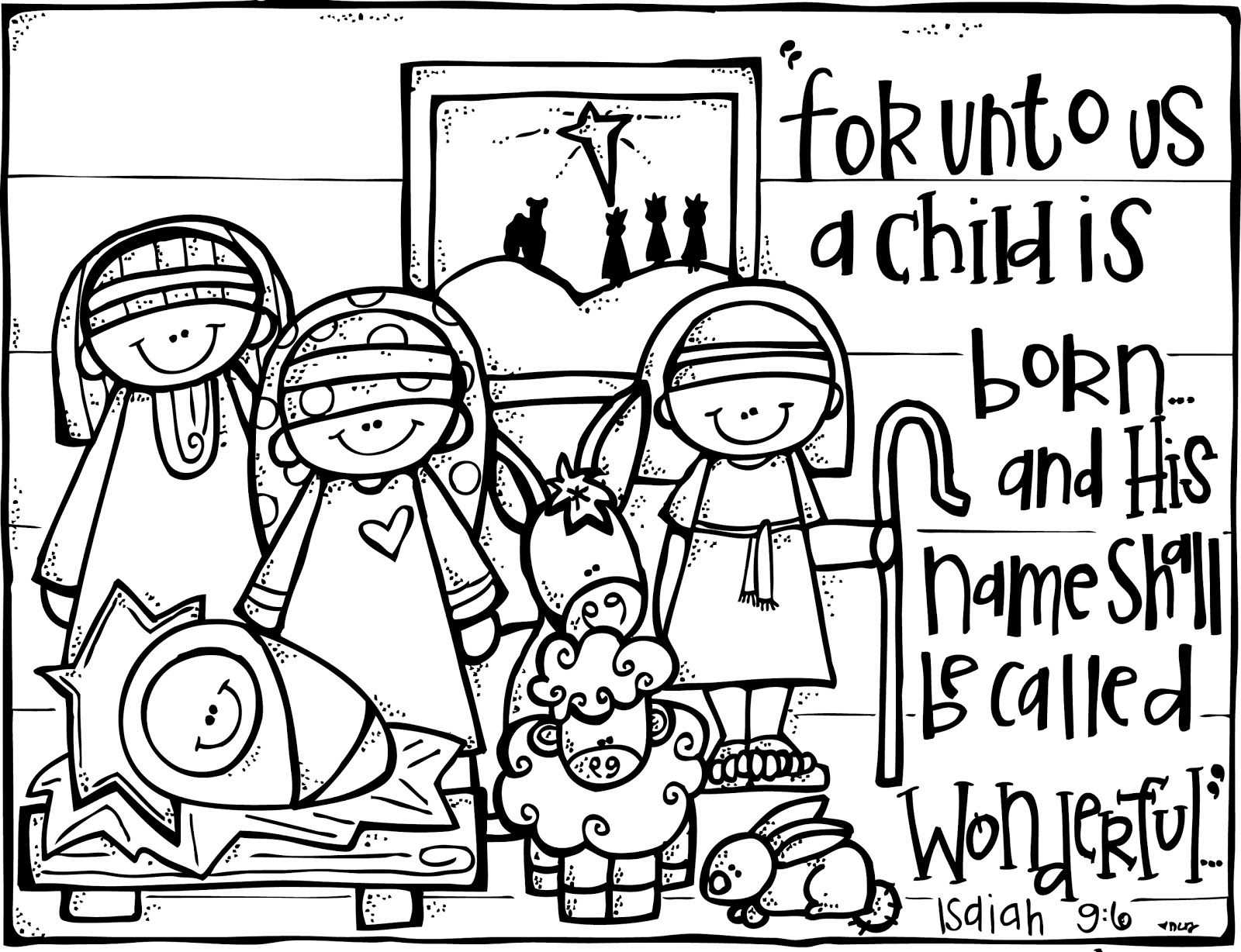 Christmas Coloring Sheets For Kids