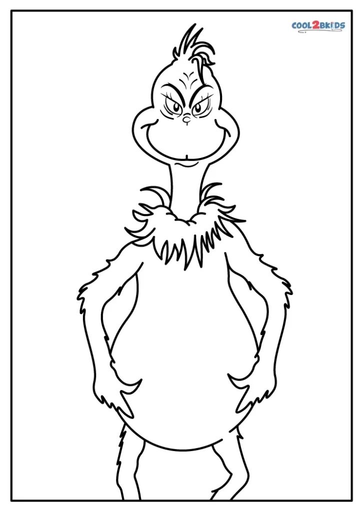 Christmas Coloring Sheets Grinch