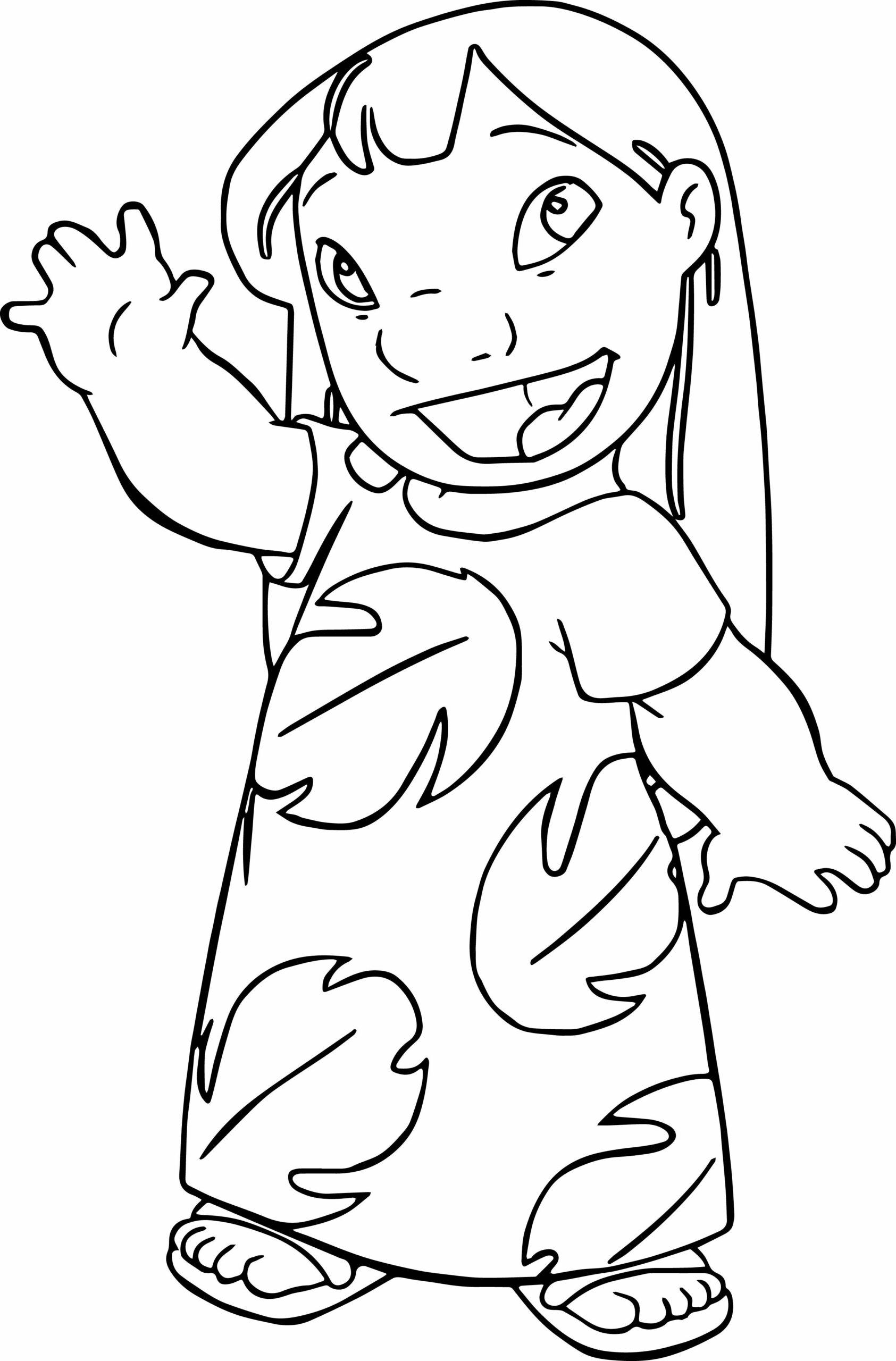 Coloring Page Of Stitch