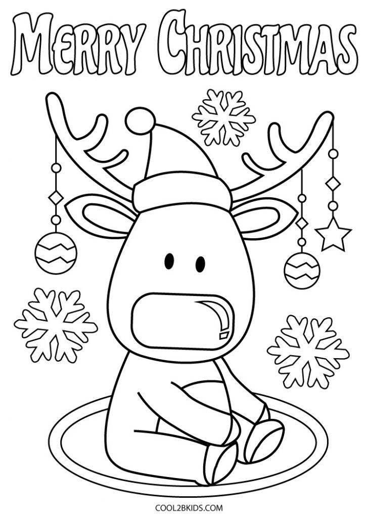 Coloring Pages Christmas Easy