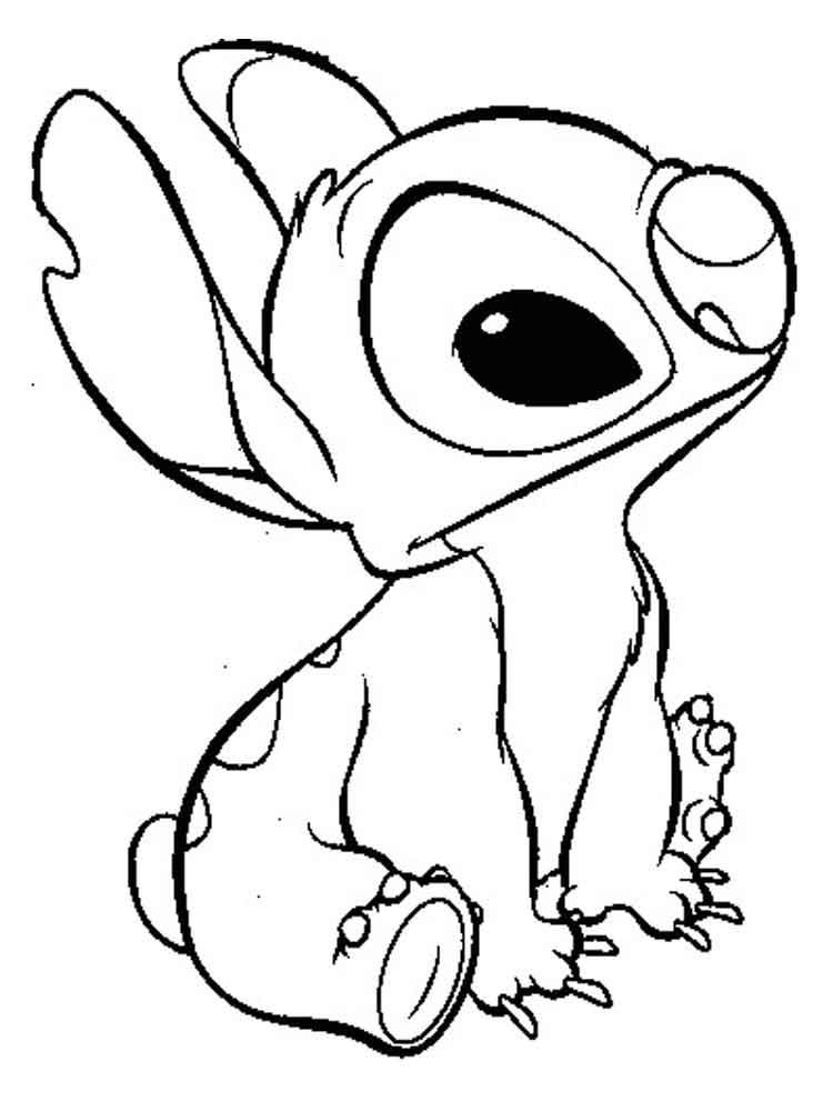 Coloring Picture Of Stitch