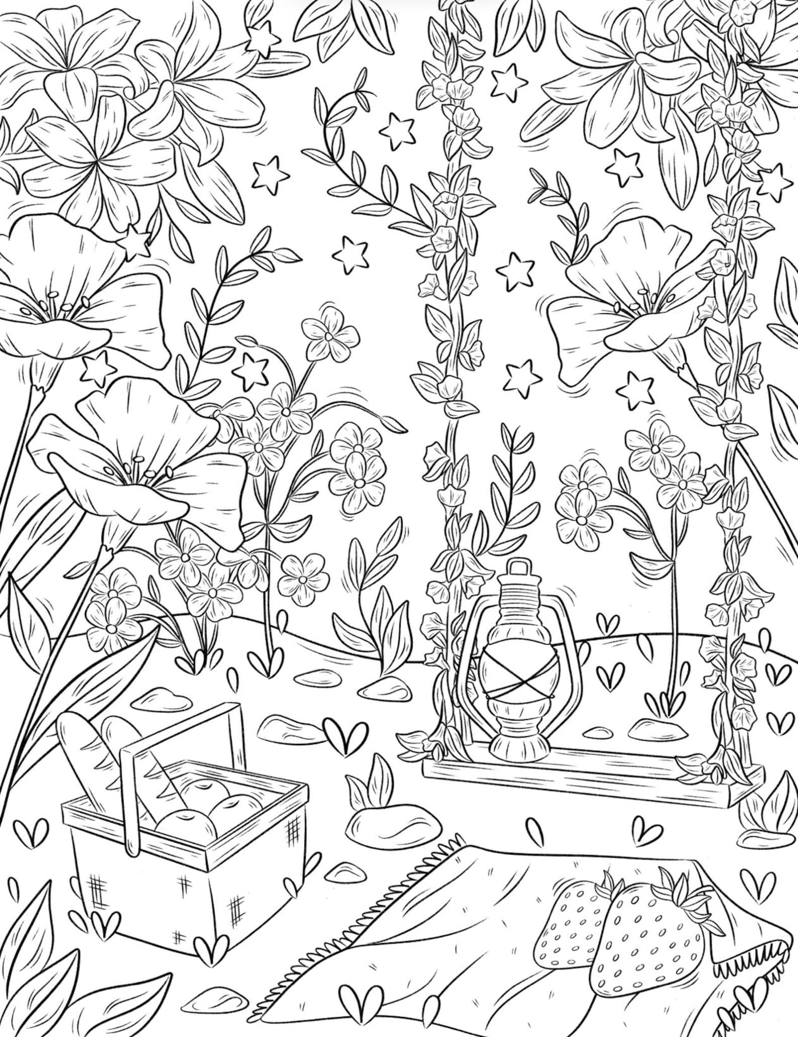 Detailed Winter Coloring Pages