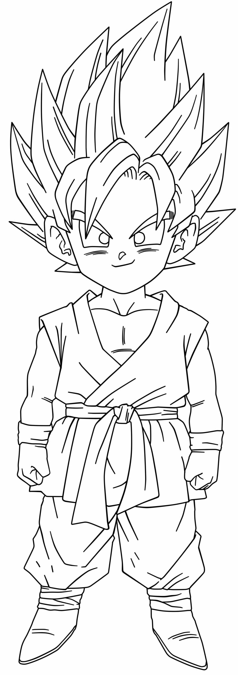 Dragon Ball Z Christmas Coloring Pages