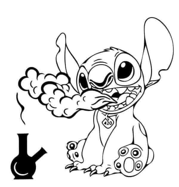 Easter Stitch Coloring Page