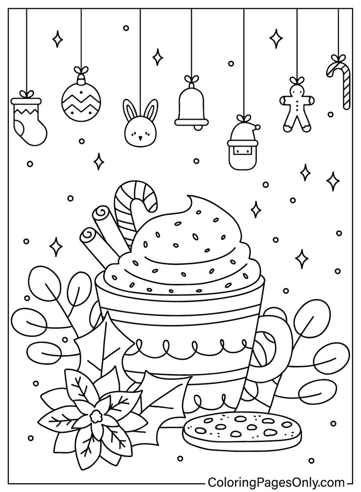 Free Christmas Coloring Pages For Relaxation