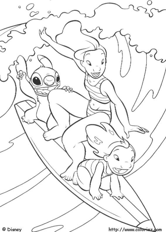 Lilo And Stitch Coloring Pages