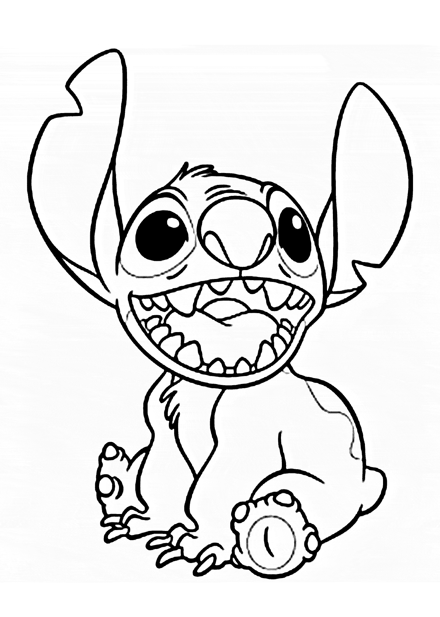 Lilo And Stitch Coloring Sheet