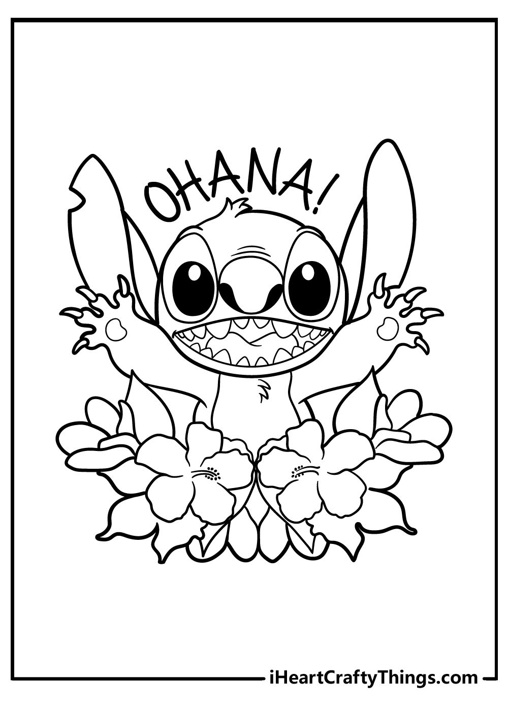 Lilo And Stitch Easter Coloring Pages