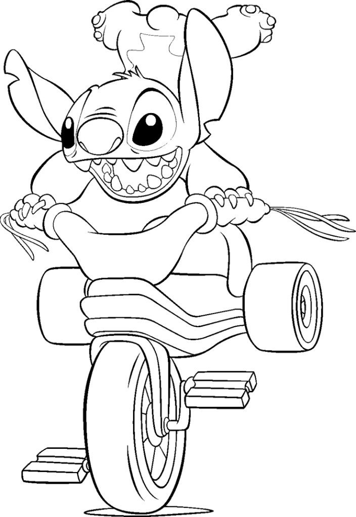 Lilo And Stitch Experiments Coloring Pages